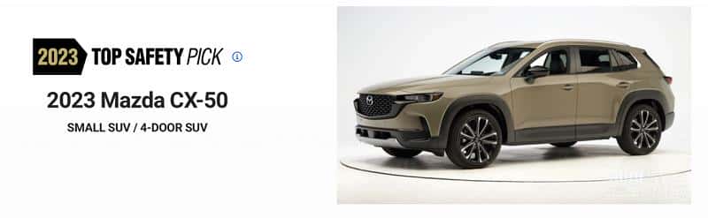 MAZDA CX-50行也荣获中保研（C-IASI）安全碰撞测试优秀评价