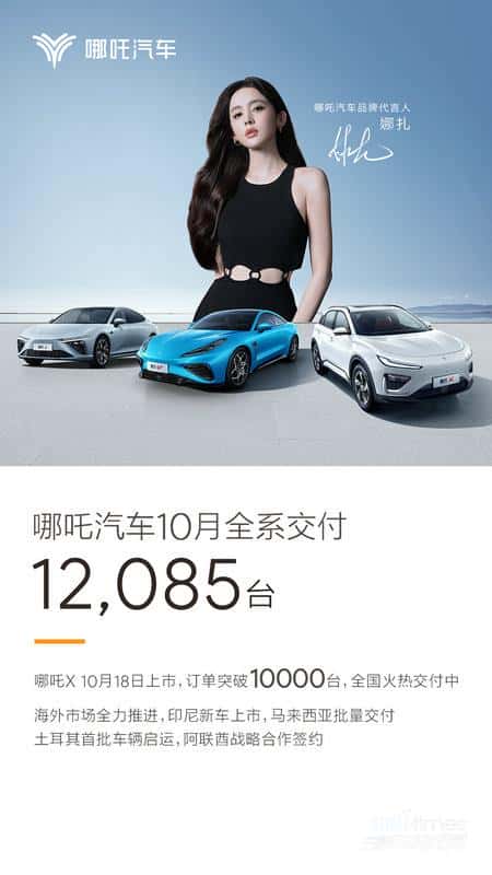 智能化、全球化进阶,哪吒汽车累计交付近36万台